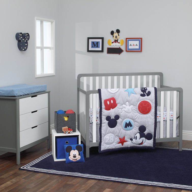 Disney Reversible 3 Piece Crib Bedding Set & Reviews Wayfair